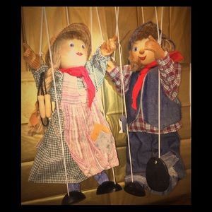 Marionettes Vintage Country Boy & Girl/ Firm Price